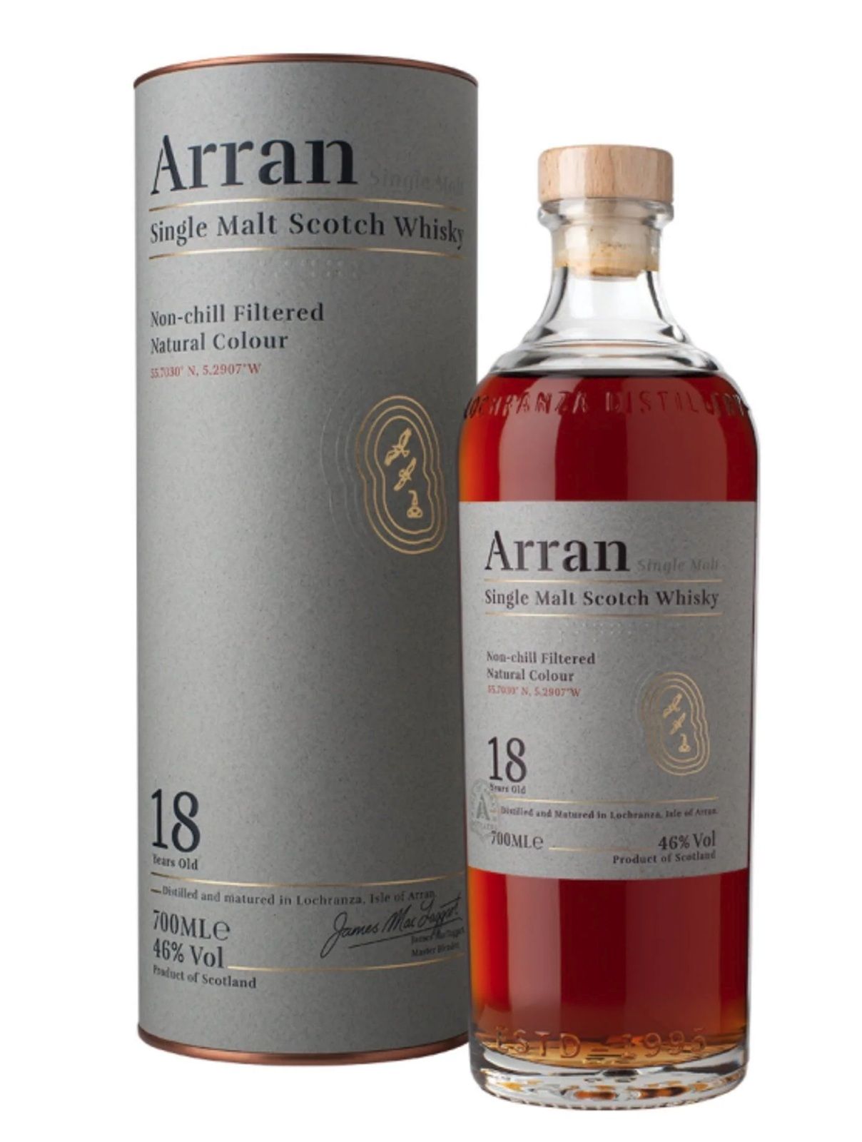 Arran 18yo Island Single Malt 46% 70cl