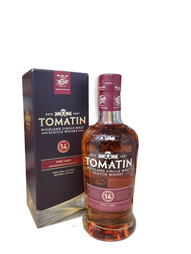 Tomatin 14yo Port Casked Single Malt 46% 70cl