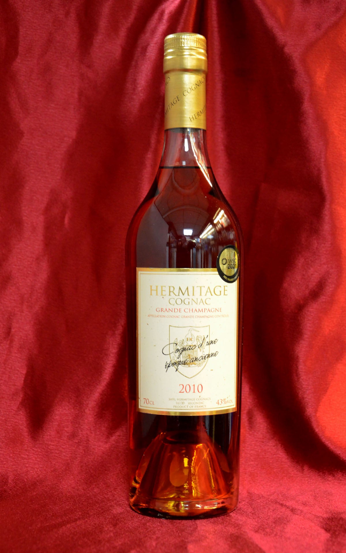 Hermitage 2010 Grande Champagne Cognac 43% 70cl