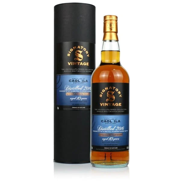 Caol Ila 2016 10 Year Old Signatory Islay 46% 70cl
