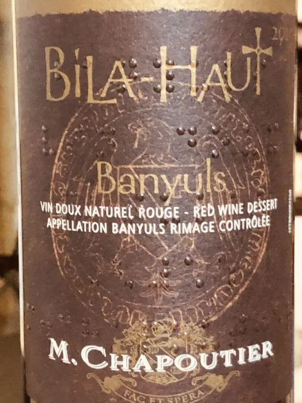 Bila-Haut Banyuls 2021 50cl, Chapoutier