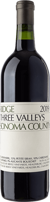 Ridge Three Valleys Zinfandel 2022, Sonoma County, California