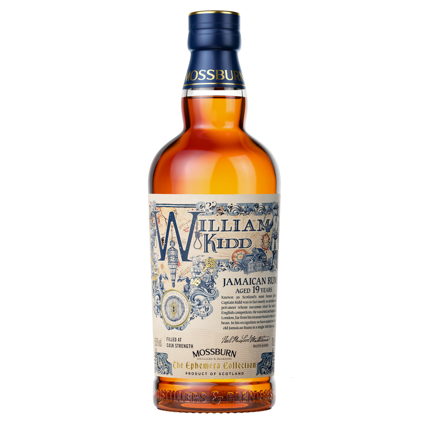 Mossburn William Kidd 19 Year Old Jamaican Rum 58%