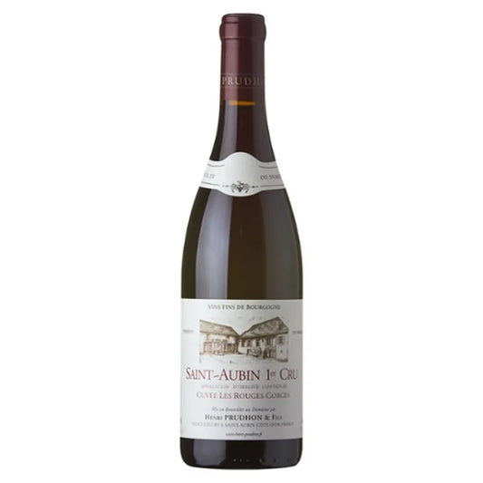 St Aubin Rouge, 1er Cru Cuvee Les Rouges Gorges, 2024, Henri Prudhon