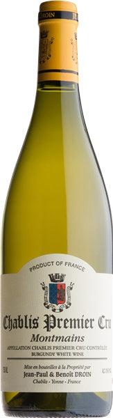 Chablis 1er Cru Montmains 2022 Jean Paul & Benoit Droin