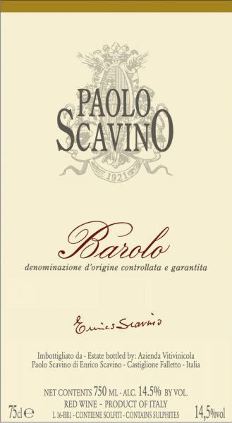 Barolo Paolo Scavino 2019 DOCG