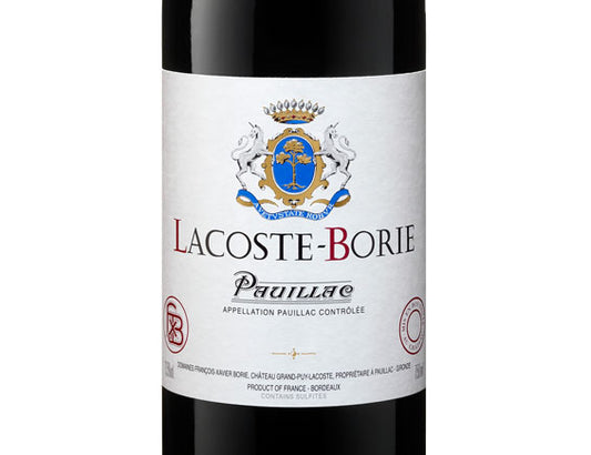 Lacoste Borie 2017 Pauillac, 2nd wine of Ch. Grand Puy Lacoste