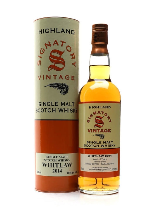 Whitlaw (Highland Park) 2014 Signatory 46% 70cl