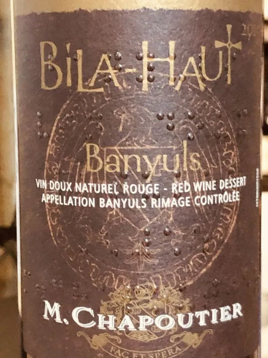 Bila-Haut Banyuls 2021 50cl, Chapoutier