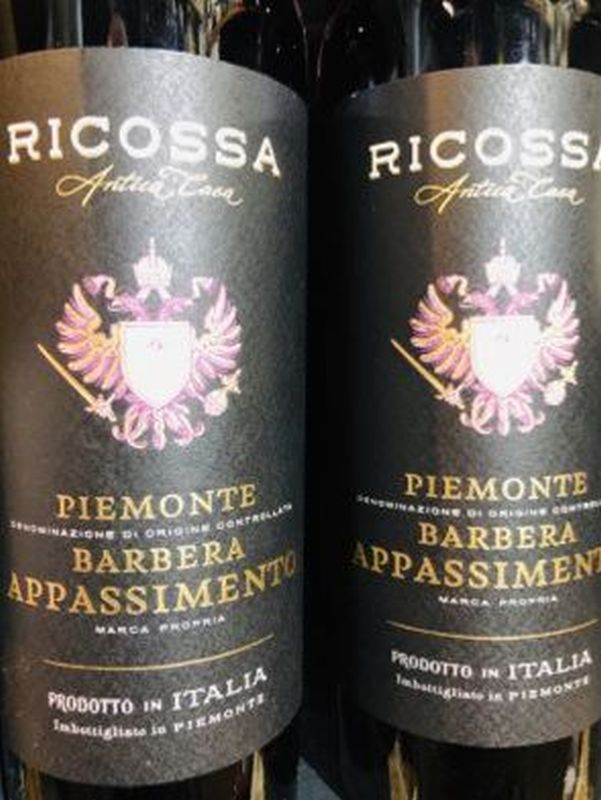 Barbera Appassimento 2022 Ricossa, Piedmont